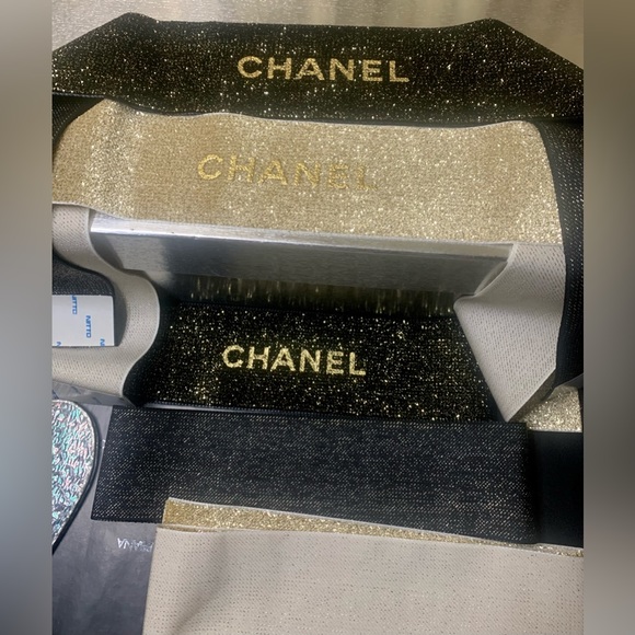 💎CHANEL LISTON 💎GENUINO💎6LISTONES 3&3 NEGRO Y DORADO💎#CH4